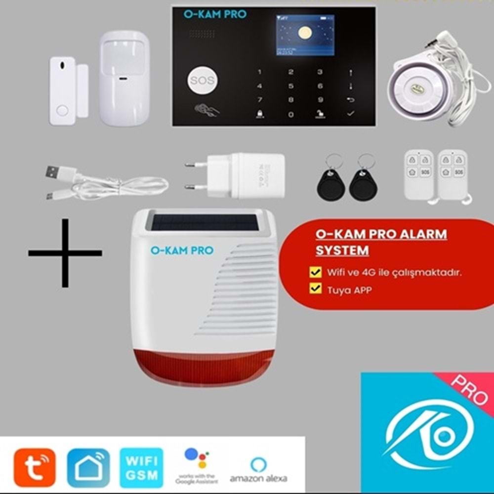 O-KAM 3030 ALARM TUYA APP 4G-WIFI