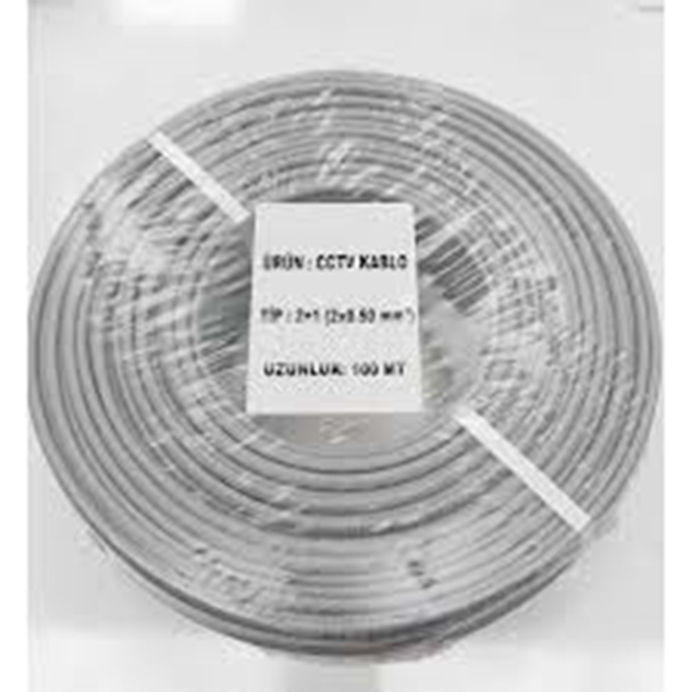 2x0.50mm 100M CCTV KABLO