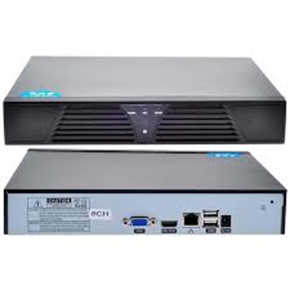 ZTECH 10CH NVR ZR-508 4K 8MP 10 KANAL NVR XMEYE