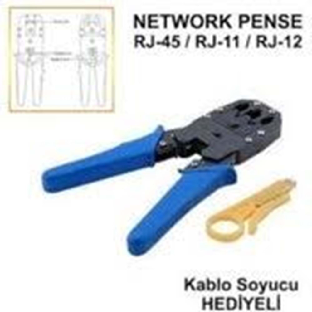 HADRON HDX6502(4760) JACK PENSE RJ45