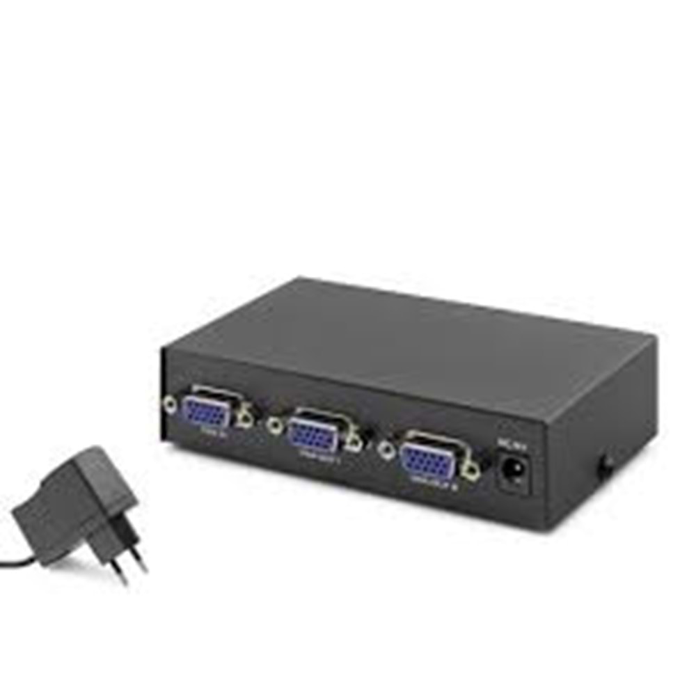 HADRON HDX1277 SPLITTER VGA 1 GİRİŞ 2 ÇIKIŞ 200MHZ
