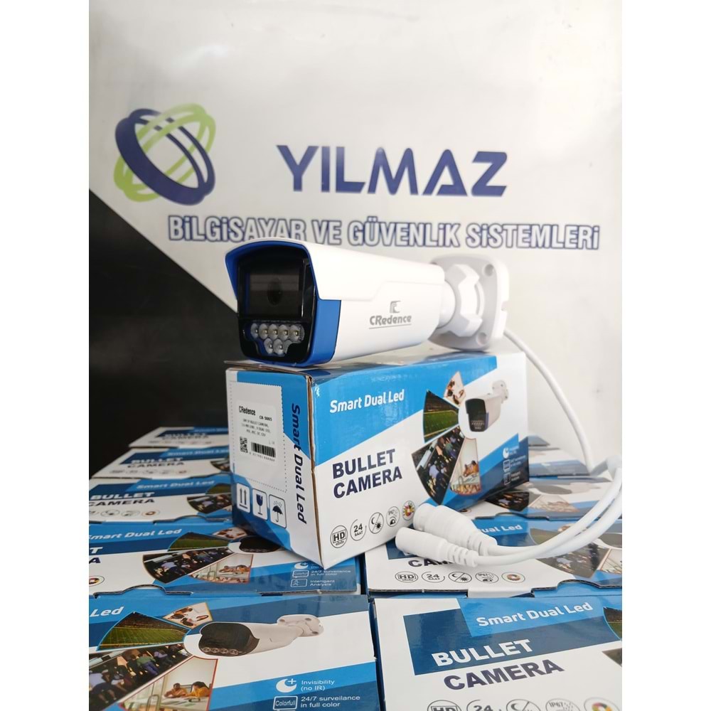 CREDENCE CR-5005 IP POE 5mp SESLİ plastik kasa