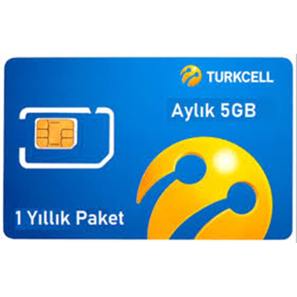 TURKCELL 5GB 12 AYLIK DATA HAT