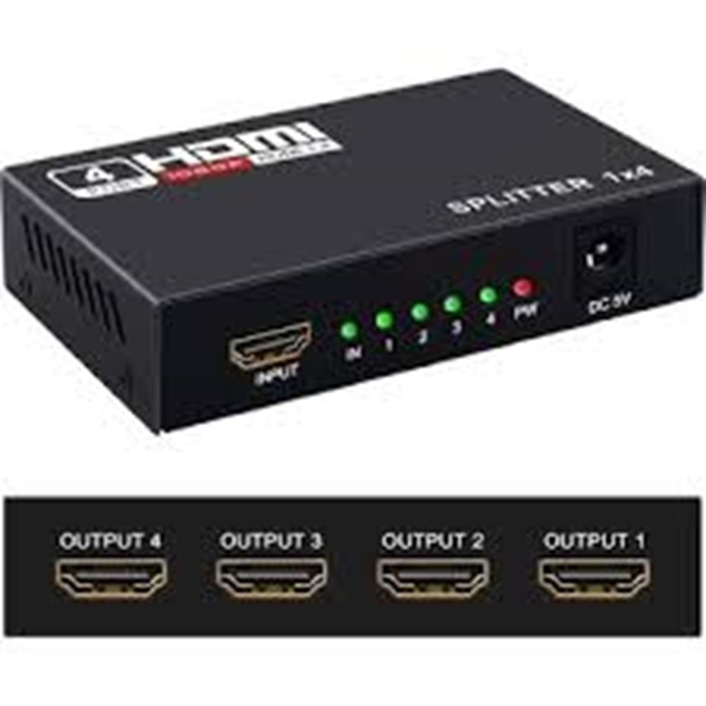 GABBLE GAB-HS04 HDMI 4 PORT ÇOKLAYICI 1 x 4