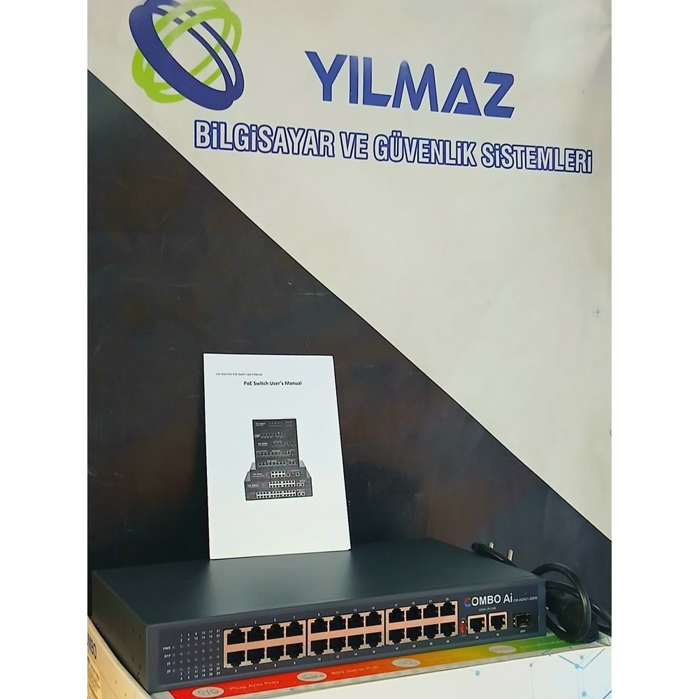 COMBO P242MGS 24x100M POE ports +2x1000M UPLINK + 1 SFP 380W 24+2