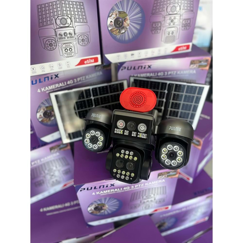 PULNİX PLX-SG7007 4G 4 LENS 3 PTZ 18X ZOOM