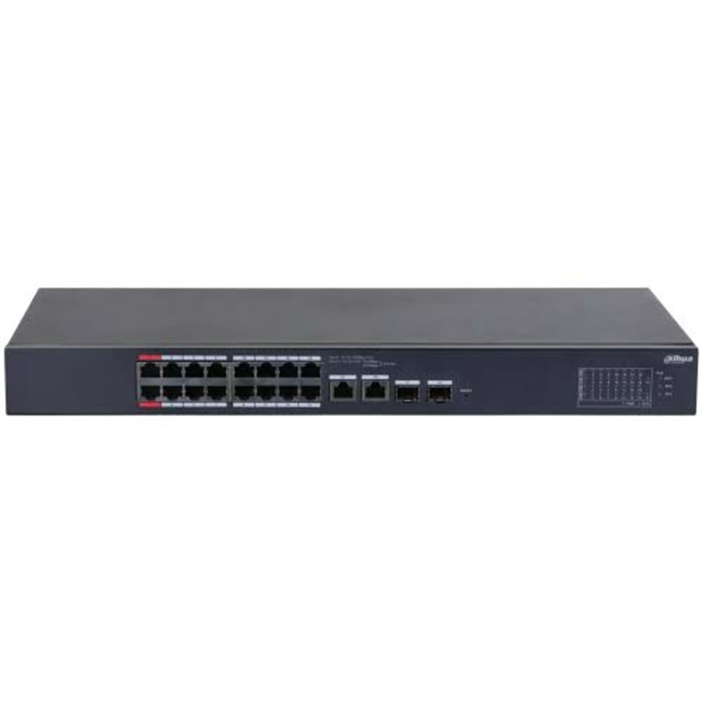 DAHUA CS4218-16ET-135 18 PORT 16+2 135W 10/100 +2SFP YONETILEBILIR SWITCH