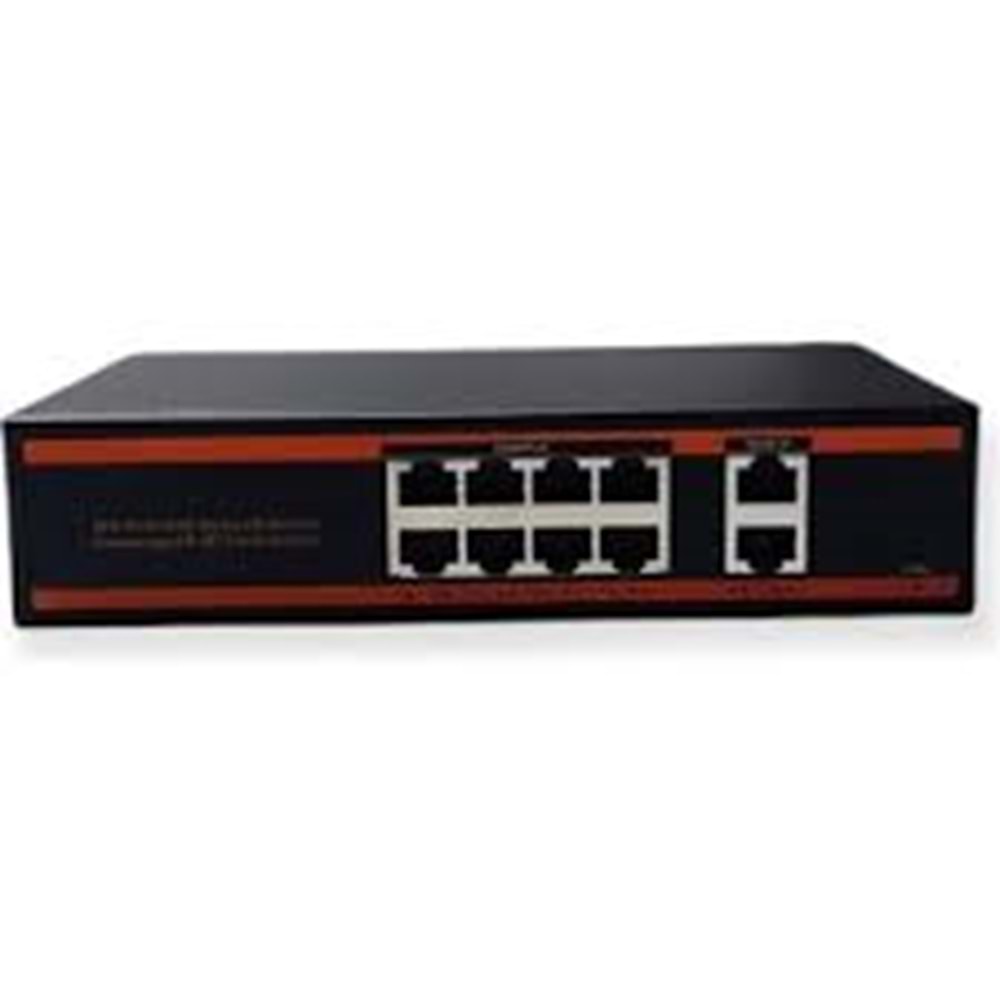 ZTECH ZR-1008G 8+2 POE SWİTCH 125w