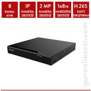 DAYZİP 4K 6108 8 KANAL NVR KAYIT CİHAZI