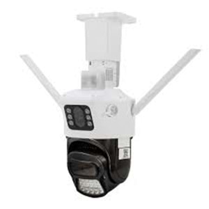 BEYAZ OKAM ÇİFT KAMERALI WİFİ KAMERA KAM-6015