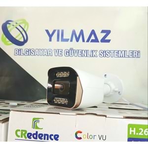 CREDENCE CR-9066 metal kasa IP POE 5mp FULHAN SESLİ