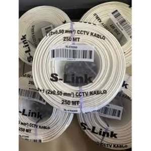 2x0.50mm 250M CCTV KABLO S-LİNK