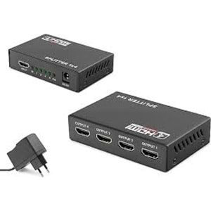 HADRON HDX1286 HDMI SPLITTER1080P 3D 1 X4
