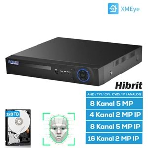 AVENIR 8 KANAL 5 MP HIBRIT KAYIT CİHAZI AV-TC08M