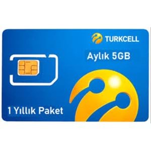 TURKCELL 5GB 12 AYLIK DATA HAT