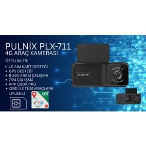 PULNİX PLX-711 3MP 4G ARAÇ KAMERASI SİM KARTLI