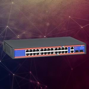 STARLİNK STL P1602 16+2+1 POE SWİTCH 260w +2 10/1000