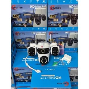 ESVİSİON ES-704 4 LENS ÇAKARLI WİFİ CAMERA
