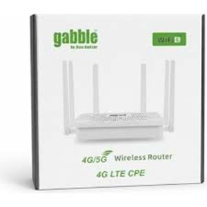 GABBLE GB8404 4G/5G 4 PORT 300Mbps SIM WIRELESS ROUTER MODEM
