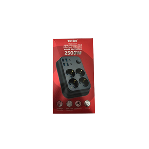 TRİO TR3442 4 LÜ (4*USB+2*TYPE-C) 2500W 2MT AKIM KORUMALI PRİZ