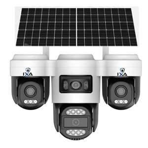 İXA-201 SOLAR 3 PTZ 4+4+4+4 MP ÇİFT SOLAR PANEL 4G