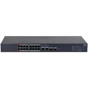 DAHUA CS4218-16ET-135 18 PORT 16+2 135W 10/100 +2SFP YONETILEBILIR SWITCH