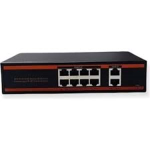 ZTECH ZR-1008G 8+2 POE SWİTCH 125w