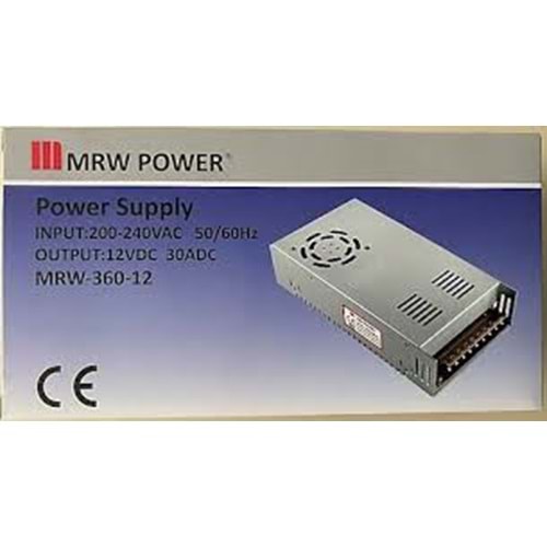 MERVESAN MRW-360 12VOLT 30AMPER METAL ADAPTÖR