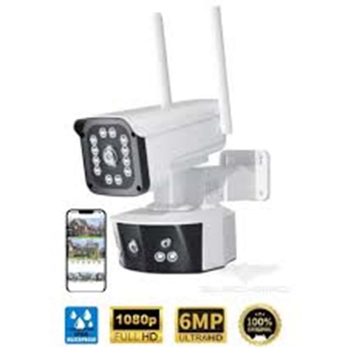 OKAM -3032 ÜÇ KAMERALI WİFİ KAMERA