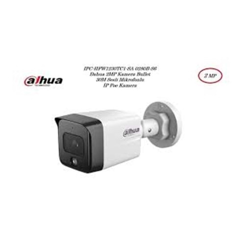 DAHUA 1230TC1--SA-0280B-S6 2MP BULLET SESLİ RENKLİ
