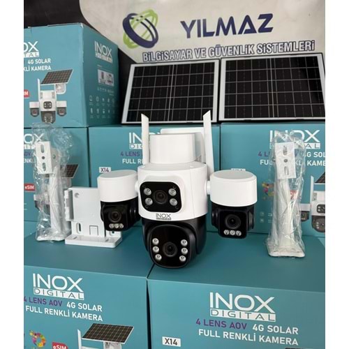 INOX-X14 4 KAMERALI SOLAR GÜNEŞ PANELLİ