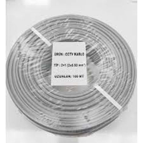 2x0.50mm 100M CCTV KABLO