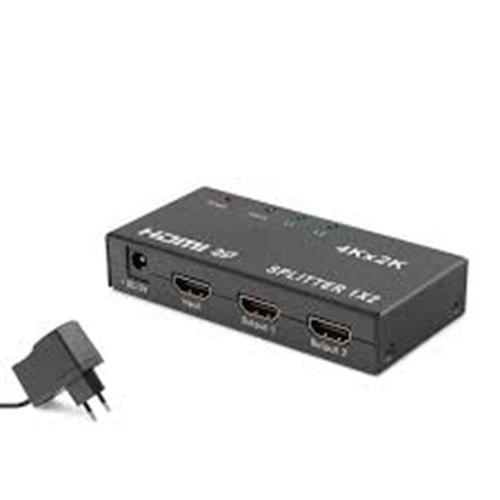 HADRON HDX1295 SPLITTER HDMI 4K 1 GİRİŞ 2ÇIKIŞ 1 x