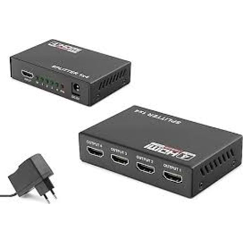 HADRON HDX1286 HDMI SPLITTER1080P 3D 1 X4
