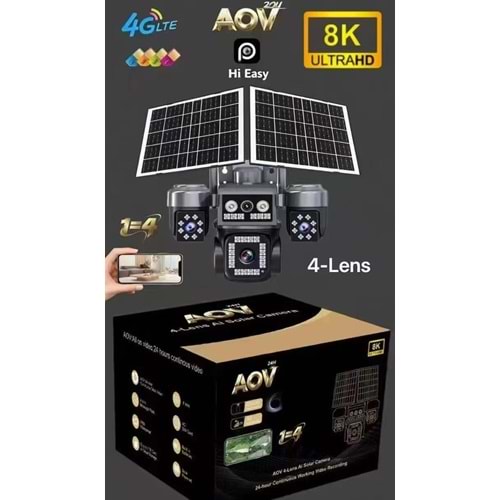 ZTECK ZR-Z7PLUS 4 KAMERALI SOLAR