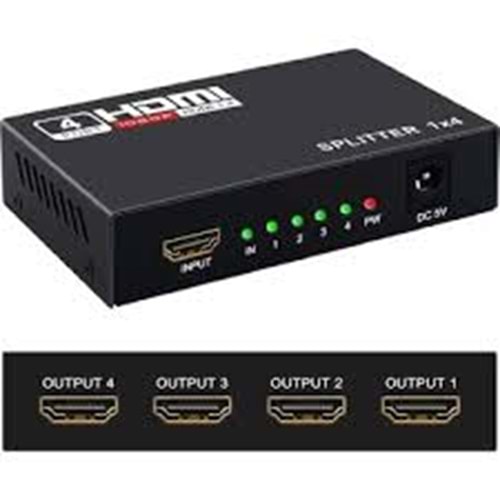 GABBLE GAB-HS04 HDMI 4 PORT ÇOKLAYICI 1 x 4