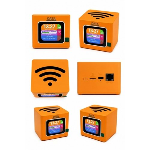 DATAFORCE Q51 4G LTE WİFİ6 3000 MAH TAŞINABİLİR KÜP ROUTER