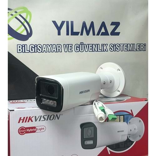 HIKVISION DS-2CD1643G2-LIZSU/SL 4MP / 2.8-12MM MOTORİZE / DUAL LIGHT / DAHİLİ İKİ YÖNLÜ SES / IP BULLET KAMERA / 50M