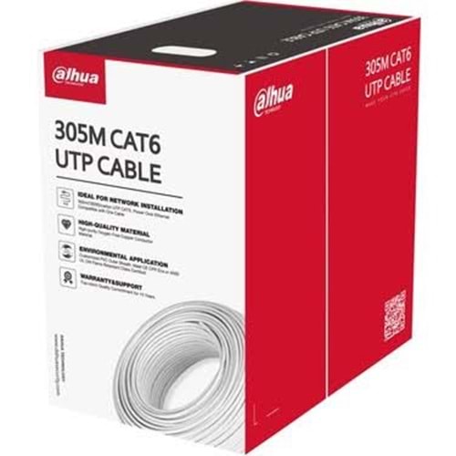 DAHUA PFM920I-6UN-C UTP CAT 6 LSZH BAKIR 305M KABLO