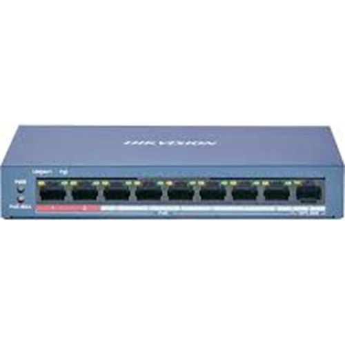 HİKVİSİON DS-3E0109P-E/M 8+1 PORT POE