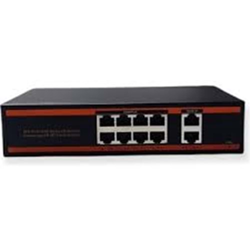 ZTECH ZR-1008G 8+2 POE SWİTCH 125w