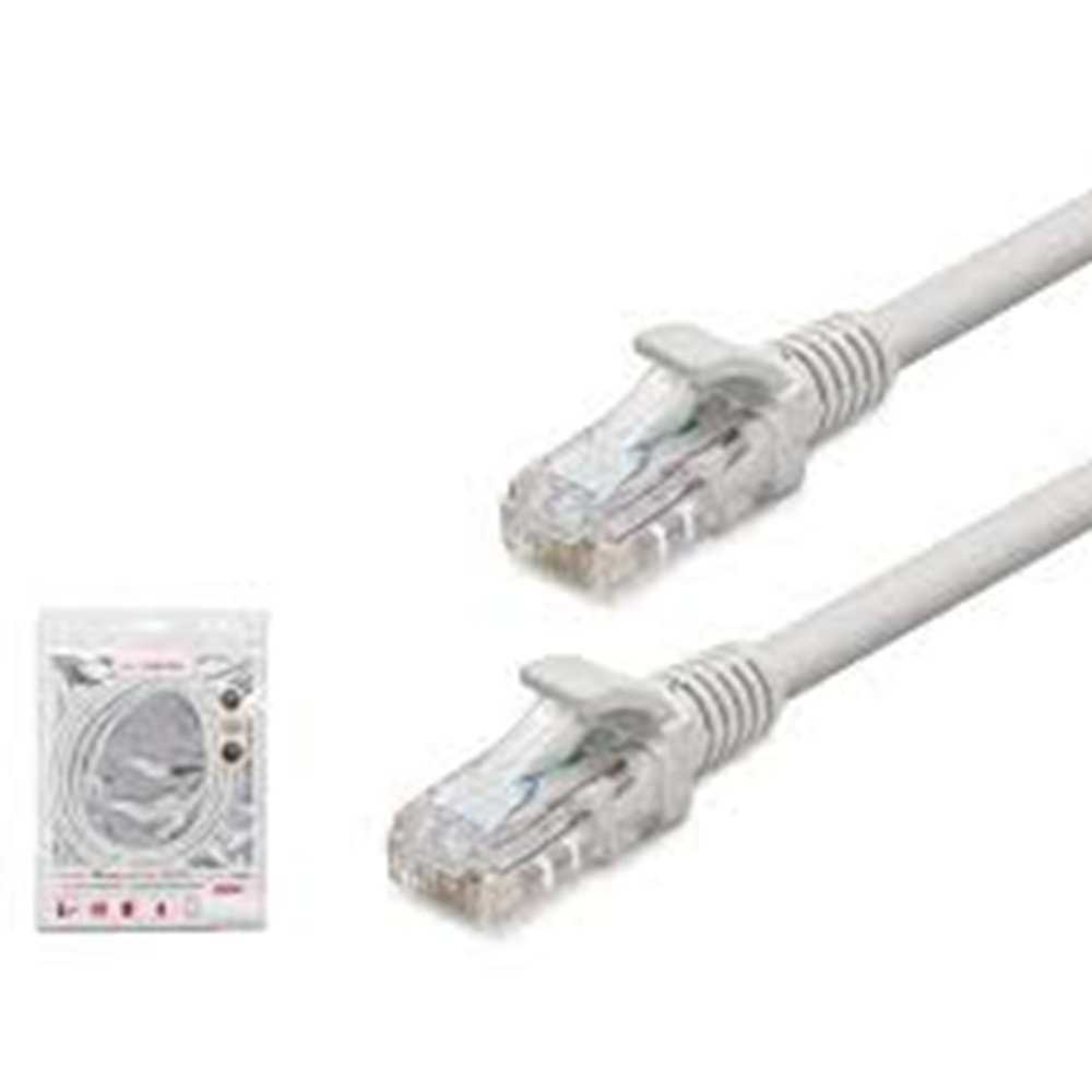 HADRON HDX5054 Cat6 Ethernet Patch Kablosu 1 Gbps 250 MHz 1.5 m - Gri