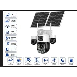 INOX-X25 4LENS 18X ZOOM 4G ESİM SOLAR PTZ KAMERA