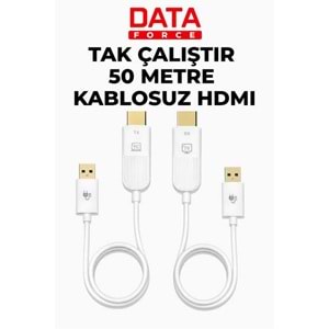 DATAFORCE KABLOSUZ HDMI GÖRÜNTÜ AKTARICI 50M MESAFE